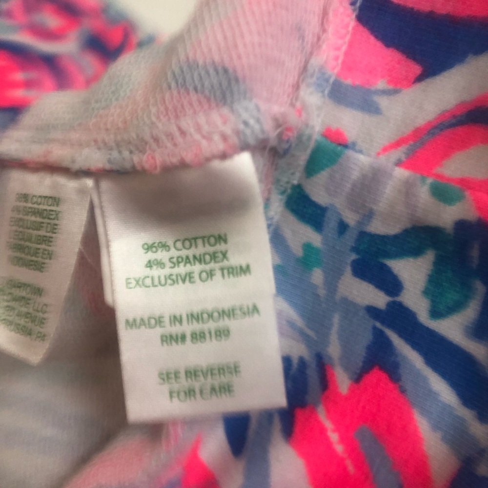 Lilly Pulitzer pink and blue print shift dress - Picture 4 of 4